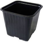 Горшок технический 9*9*9,5 V= 0.500 L черн