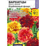Цветы одн. Бархатцы "Клубничный Флирт" 8шт СА