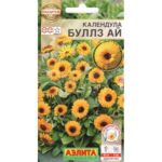 Цветы одн. Календула "Буллз ай" 0,1г Аэлита