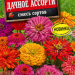Цветы одн. Цинния "Дачное ассорти" смесь 0,3г Аэлита
