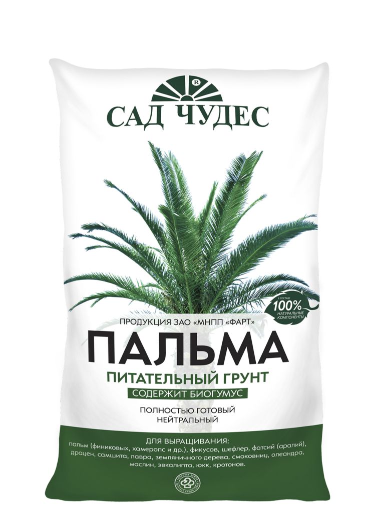 346c83081d2f68bddeb362a0c3cb6ee4 Грунт "Пальма" 5л СадЧудес — изображение 1