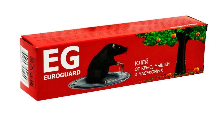 Родентицид Клей Euroguard от грызунов 135 г Родентицид "Клей Euroguard" от грызунов 135 г — изображение 1