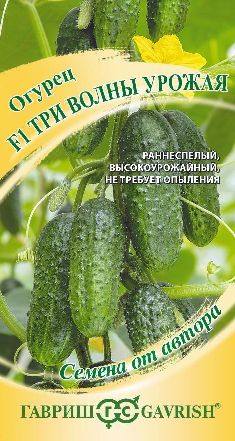 Огурец "Три Волны урожая F1" 10шт Гавриш